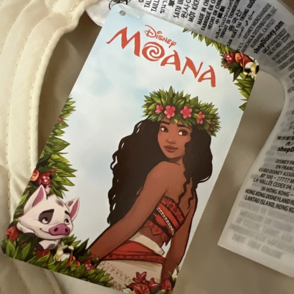 Disney Moana Floral Frayed Bucket Hat – One Size - Picture 4 of 5